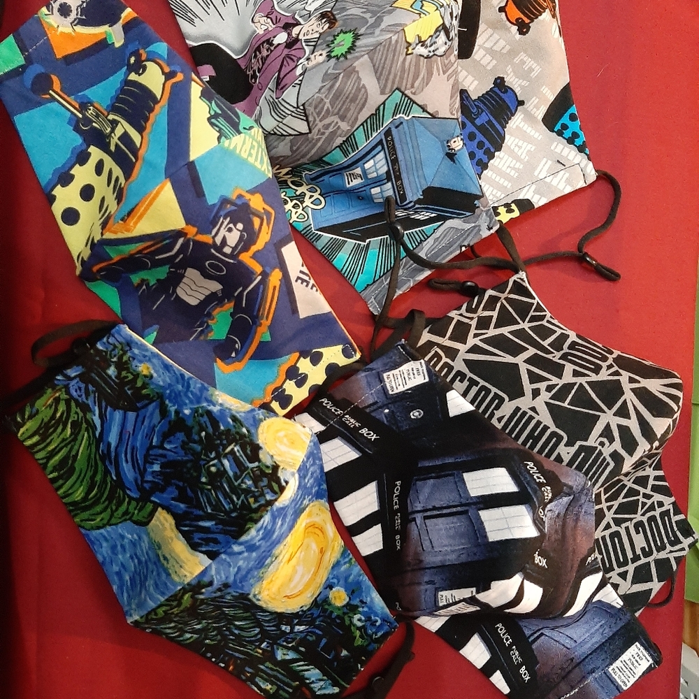 6 new Doctor Who masks